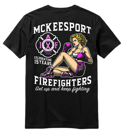 McKeesport Firefighters 2025 Breast Cancer Awareness T-Shirt